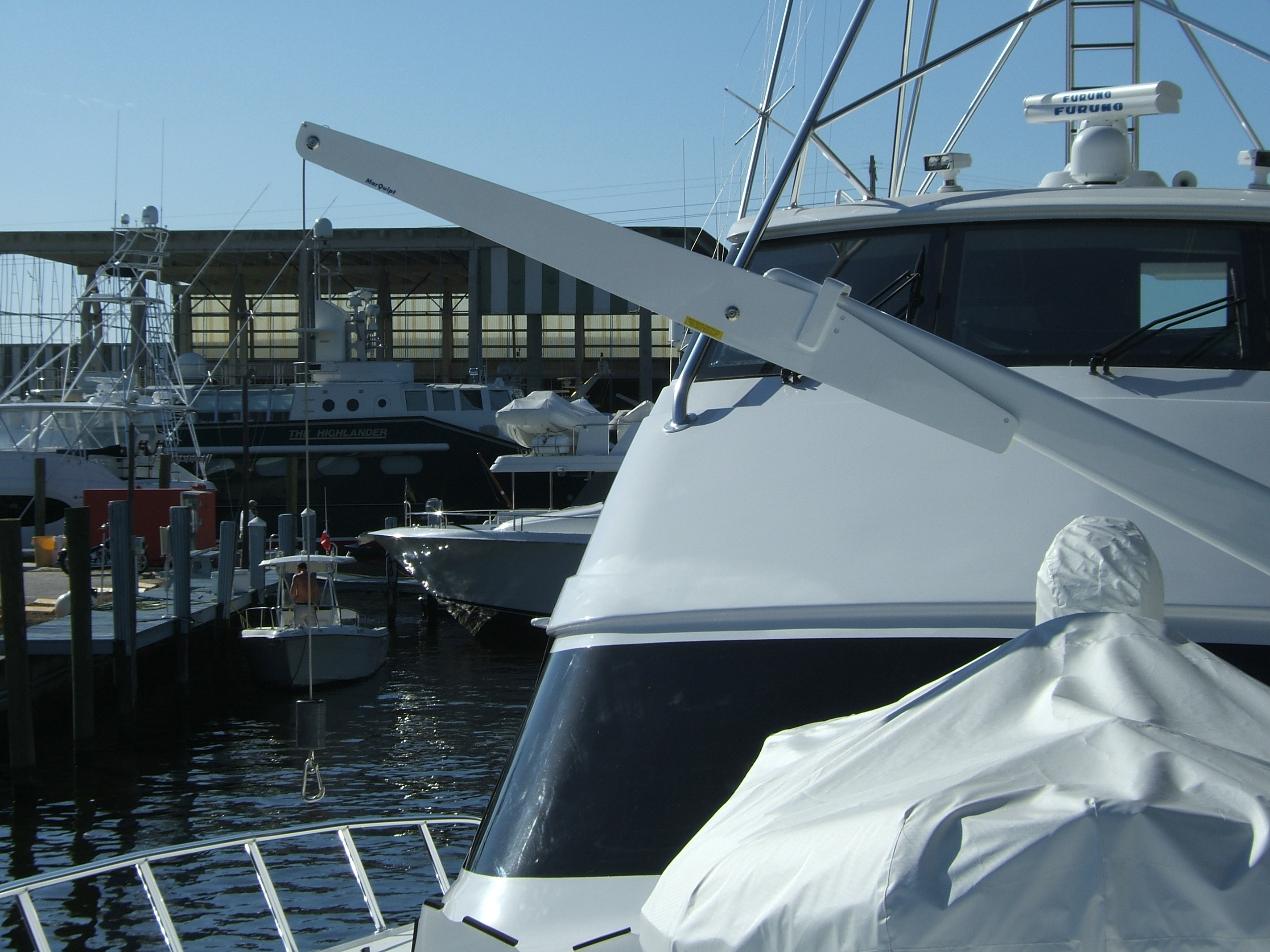 Slip-On Boom Extensions for davits